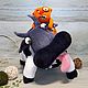 Bull with a kitten, Vasya Lozhkin's characters. Stuffed Toys. Dingus! Funny cats and other toys. My Livemaster. Фото №6