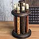 Round base dark ash spice. Jars. Foksvudrus. Online shopping on My Livemaster.  Фото №2