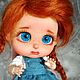 Рыжая малышка плаксик. Шарнирная кукла. NickyDolls. Интернет-магазин Ярмарка Мастеров.  Фото №2