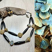 Украшения handmade. Livemaster - original item Jewelry Sets Necklace Antigua with Bone. Handmade.