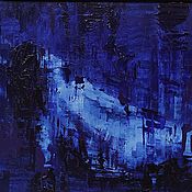 Картины и панно handmade. Livemaster - original item Nude painting 40 by 30 cm erotic paintings blue paintings. Handmade.