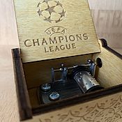 Музыкальные инструменты handmade. Livemaster - original item Music box Anthem of the UEFA Champions League. Handmade.