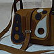 Кожаная сумка с апликацией. Классическая сумка. кожаные сумки олюр  (Helga21) (Helga21). Ярмарка Мастеров.  Фото №4
