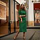 Dress from Jersey 'Emerald'. Dresses. Alexandra Maiskaya. Online shopping on My Livemaster.  Фото №2