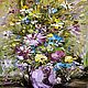 Order Oil painting Morning bouquet. Oil still life in purple tones. Zabaikalie. Livemaster. . Pictures Фото №3