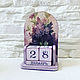 Perpetual calendar lilac. Calendars. alinadecor (alinadecor). Online shopping on My Livemaster.  Фото №2