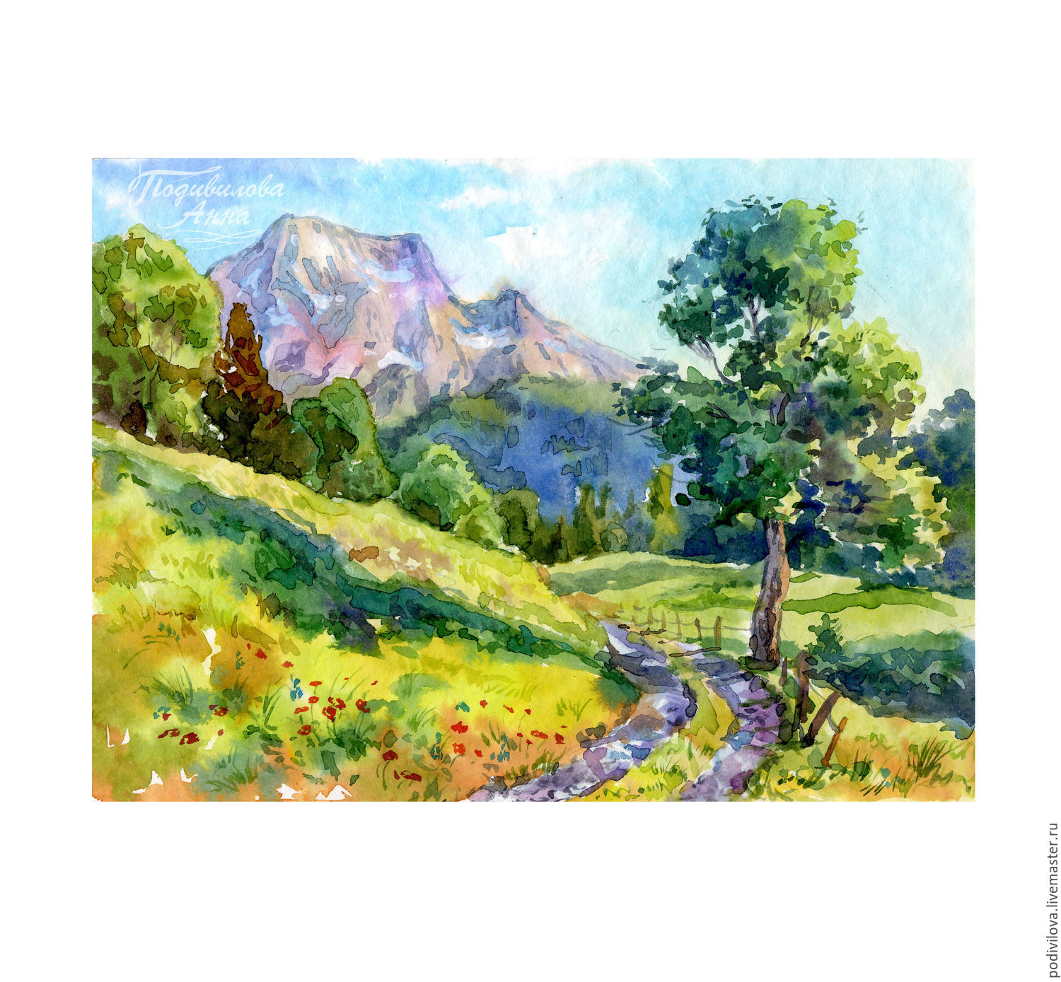 Featured image of post Mountain Landscape Drawing Watercolor