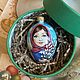 Яйцо пасхальное с росписью подвесное. Пасхальные яйца. Екатерина Нефедова (Miapittura). Ярмарка Мастеров.  Фото №5