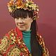 Веночек из цветов сплетенных из ржаной соломки. Народные украшения. Oberegiramailru. Ярмарка Мастеров.  Фото №9