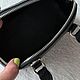 Сумочка из матовой чёрной крокодиловой кожи. Классическая сумка. Chic bags. Ярмарка Мастеров.  Фото №5