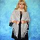 Order White hand knit shawl,Lace bridal cape,Russian shawl №3. Oksana (superplatok). Livemaster. . Shawls Фото №3