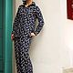 Pajama suit'Butterflies'. Suits. Alexandra Maiskaya. My Livemaster. Фото №4