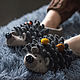 Felted children's Hedgehog slippers. Slippers. MURDASOVA OLGA Author's felt. Online shopping on My Livemaster.  Фото №2