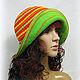 Шляпа "Energy". Шляпы. GretaliKnitwear.. Интернет-магазин Ярмарка Мастеров.  Фото №2