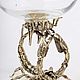 Order Glass for brandy 'Scorpion». Best-gifs valentin. Livemaster. . Wine Glasses Фото №3