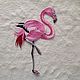 Order Satin Flamingo. Design in machine embroidery. Nata-xa_1. Livemaster. . Embroidery tools Фото №3