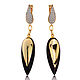 Gold diamond earrings 1 ct. Earrings. yakitoriya. Online shopping on My Livemaster.  Фото №2