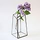 Order Vase for plants and flowers. GEOMETRIC VASE. candle holder. Loft. Glass Flowers. Livemaster. . Vases Фото №3