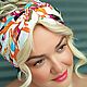 NEW! Повязка чалма летняя из жатой вискозы Италия. Чалмы. SOFIE ACCESSORIES. Ярмарка Мастеров.  Фото №5