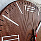 Clock made of thermoset ' Galaxy'. Backlit Clocks. SilverWood Workshop. Online shopping on My Livemaster.  Фото №2
