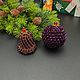 Бордовый елочный колокольчик. Новогодние игрушки купить. Елочные игрушки. Дамские Финтифлюшки, Инна. Ярмарка Мастеров.  Фото №7