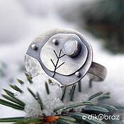 Украшения handmade. Livemaster - original item Silver Winter Ring. Handmade.