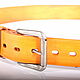 Men's leather belt 'Sunrise L'. Straps. Crazy RHYTHM bags (TP handmade). Ярмарка Мастеров.  Фото №5