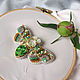 Butterfly brooch embroidered with beads, Brooches, Krasnodar,  Фото №1