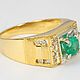 Mens Emerald Ring Columbian Emerald Diamonds. Rings. JR Colombian Emeralds (JRemeralds). Online shopping on My Livemaster.  Фото №2