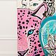 Картина в интерьер розовый леопард ручной работы на холсте акрилом. Картины. Якимова Юлия. Интернет-магазин Ярмарка Мастеров.  Фото №2