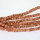 Солнечный камень 4,3мм нить 40см. Бусины. Beads. Интернет-магазин Ярмарка Мастеров.  Фото №2