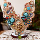 Soutache necklace 'Spring'. Necklace. Soutache necklaces and accessories. Online shopping on My Livemaster.  Фото №2