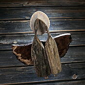 Для дома и интерьера handmade. Livemaster - original item love. Wooden composition of two angels.. Handmade.