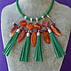 Order Necklace 'Bright accent'. inspiration. Livemaster. . Necklace Фото №3