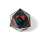Большой дайс D20 для DnD Бронзовый дракон. Фишки и кости. Geek Shelf. Интернет-магазин Ярмарка Мастеров.  Фото №2