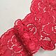 Order  Stretch scarlet lace. AVS -dressshop. Livemaster. . Lace Фото №3