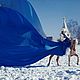 Платье"Бирюза в снегу", Платья, Москва,  Фото №1
