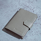 Канцелярские товары handmade. Livemaster - original item Cover for car documents and passport Cement. Handmade.