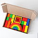 Кубики деревянные "Радужные цвета", подарок ребенку, Кубики и книжки, Саратов,  Фото №1