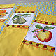 Three placemats with Fruit embroidery. Swipe. Kitchen. Online shopping on My Livemaster.  Фото №2
