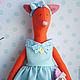 Интерьерная Кукла Рыжая Лиса Тильда  (20 см). Тильда Зверята. Диана (inbloom-dolls). Ярмарка Мастеров.  Фото №4