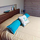 Bedspread with pillows-beige-chocolate-turquoise. Blankets. Designer-Mart (designer-mart). My Livemaster. Фото №4
