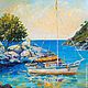The picture with the boat and the sea ', Phuket. Hua Beach' (oil on canvas), Pictures, Voronezh,  Фото №1