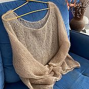 Knitted jumper for girls, Merino wool
