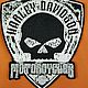 Нашивка Harley-Davidson Willi G большая. Атрибутика субкультур. Konstantin-4fo. Интернет-магазин Ярмарка Мастеров.  Фото №2