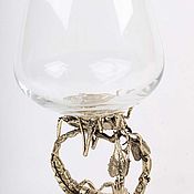 Посуда handmade. Livemaster - original item Glass for brandy 