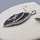 Silver pendant with cubic Zirconia. Pendants. yakitoriya. Online shopping on My Livemaster.  Фото №2