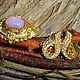 Baroque style! (brooch clips) 'Magic Day' 1960, Vintage jewelry sets, Gornye Klyuchi,  Фото №1