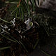 Серебряное кольцо  с хризолитом, 19 размер. Кольца. серебряные украшения Мох и Вереск. Ярмарка Мастеров.  Фото №6