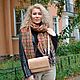  Women's Fuchsia Leather Clutch Bag Elif S74p. Crossbody bag. Natalia Kalinovskaya. My Livemaster. Фото №6
